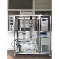 Lab Water Ethanol Vacuum Distillation Equipment Hybrid Glass and Stainless Steel Short Path Wiped Film Molecular Distillation